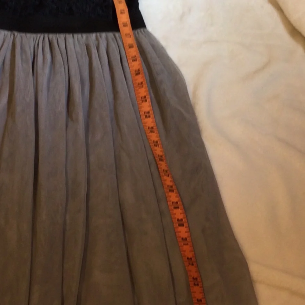 Studio City Black with sheer grey midi dress - Picture 10 of 14